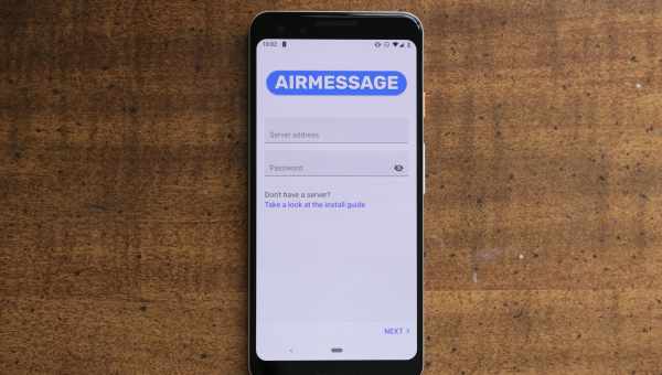 Приложение weMessage добавляет iMessages на Android