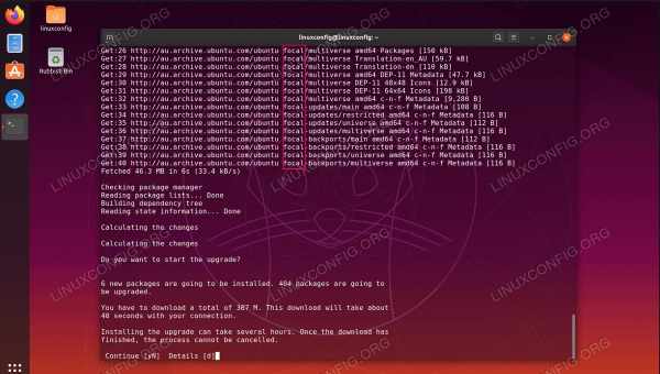 Обновление Ubuntu через Терминал