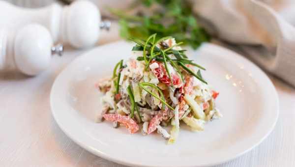 Салат "Купеческий" с грибами