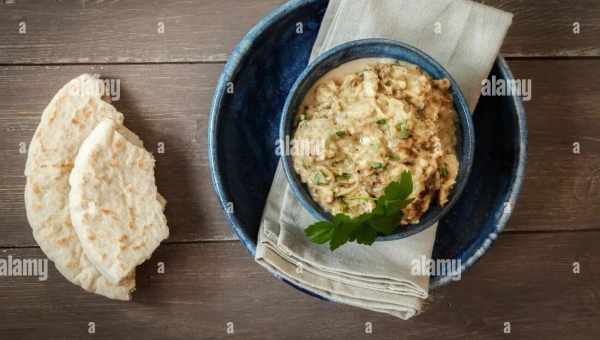 Бабагануш из баклажанов