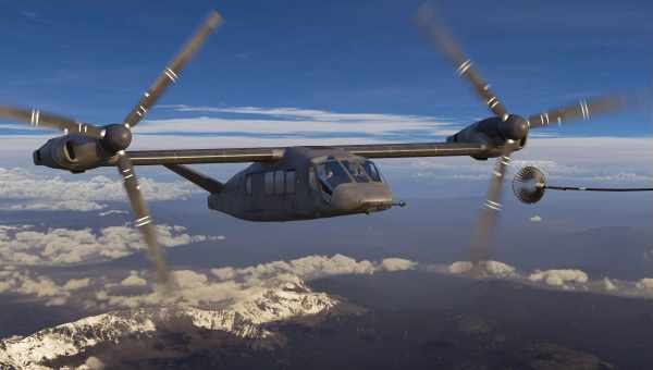 Конвертоплан V-280 впервые испытали с системой кругового обзора